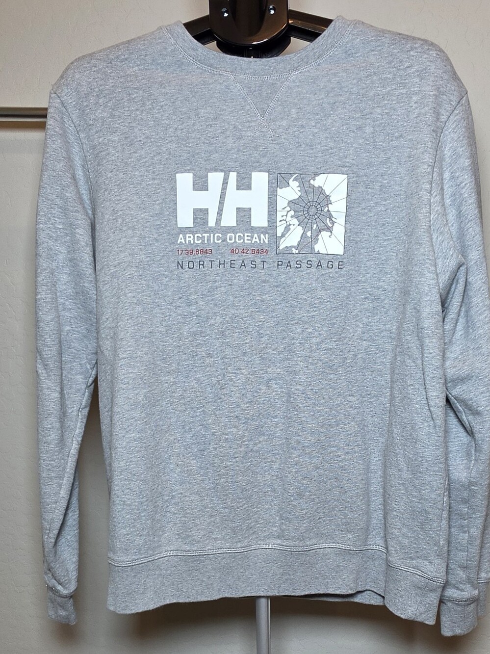 Helly Hansen Men's Arctic Ocean Sweatshirt in Grey Melange